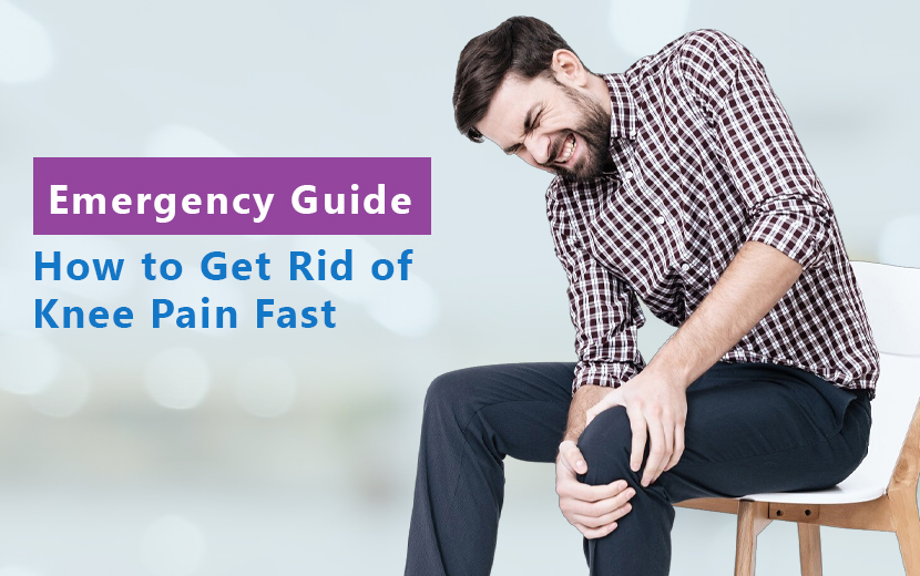 rid of knee joint pain fast