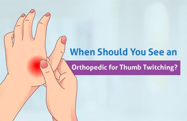 thumb twitching