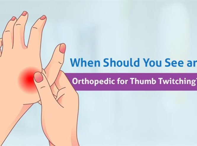 thumb twitching