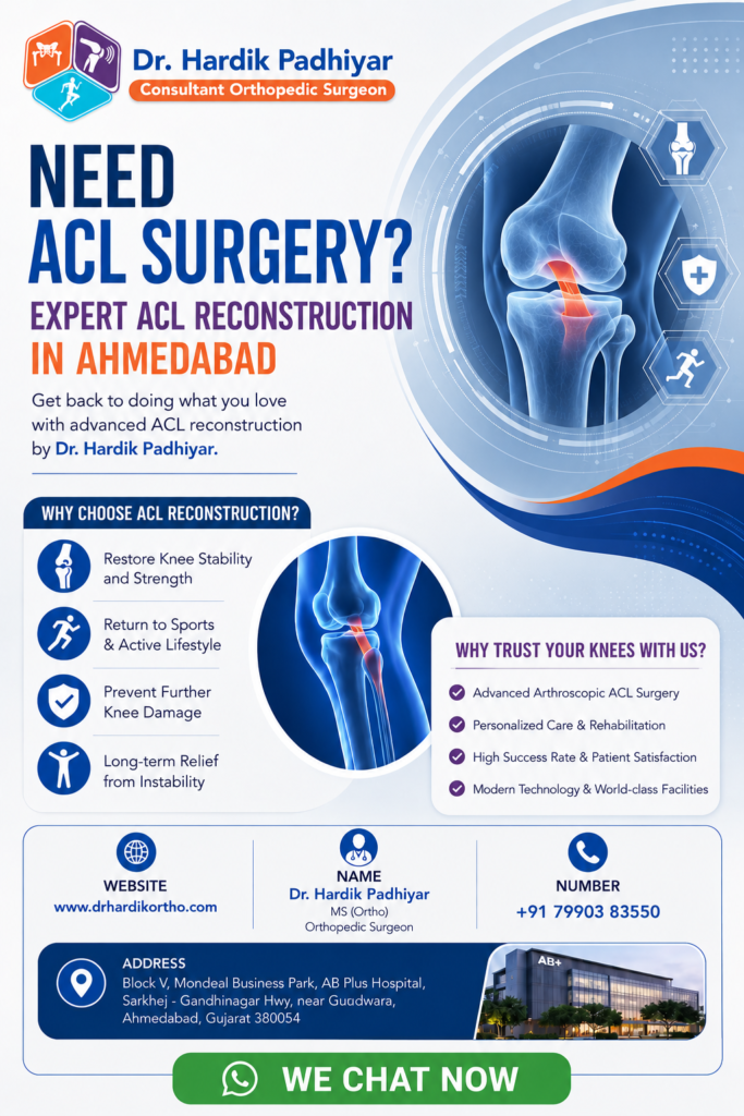 Need ACL Surgery Expert ACL Reconstruction in Ahmedabad