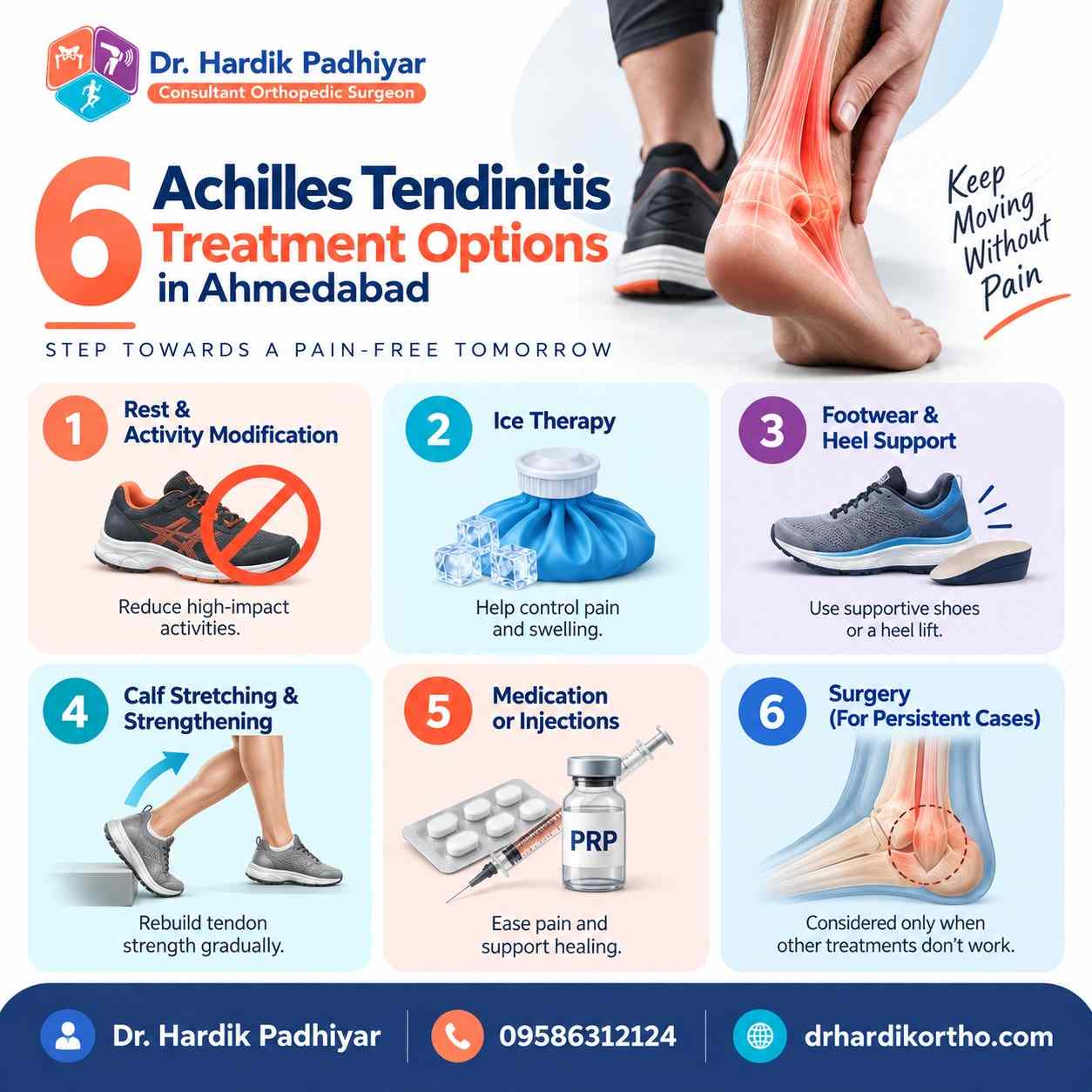 Achilles Tendinitis Treatment Options in Ahmedabad